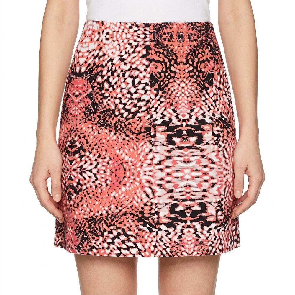 s.Oliver  A-Line Mini Embroidered Graphic Print Skirt Women Size 36
